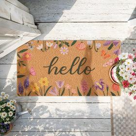Fttoyoly easy-clean mat resists dirt and shakes out quickly for busy homes