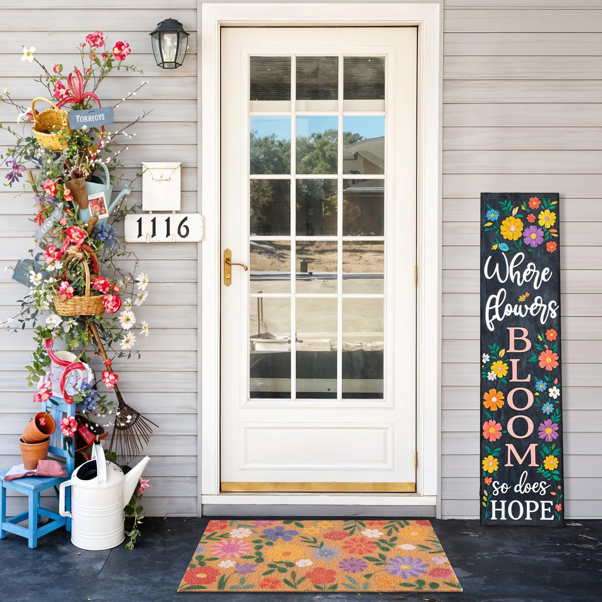 Fttoyoly easy-clean mat supports fast shakes, vacuums, or rinse-offs