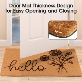 Fttoyoly indoor-outdoor mat versatile for porch or entryway