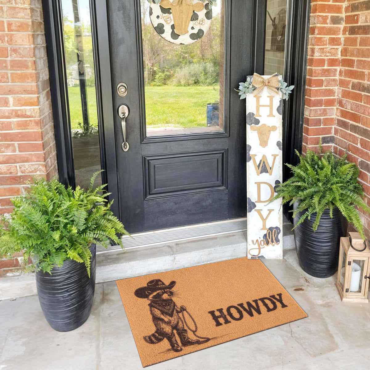 Fttoyoly paw print dirt scraping surface traps debris at the threshold