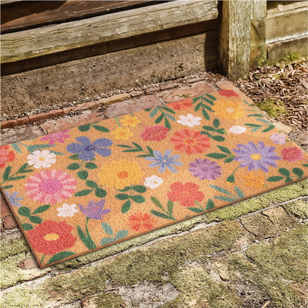Fttoyoly vibrant spring flowers brighten entry and invite guests