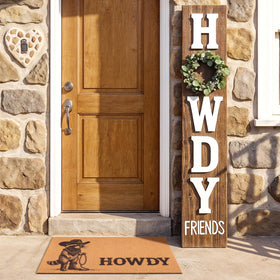 Fttoyoly western welcome doormat for front door creates a warm entry