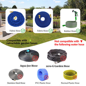 FUATY expandable hose in action shows seamless compatibility with common hoses
