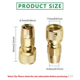 FUATY hose repair kit installation guide shows quick setup for DIY garden fixes