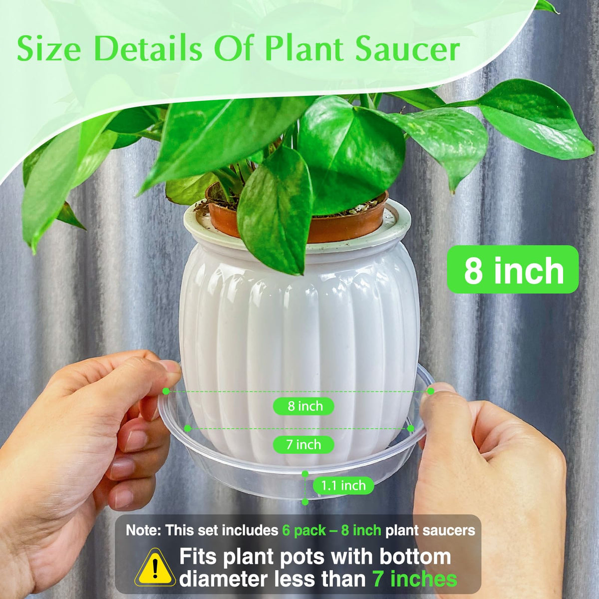 FUIJOL clear drip tray demonstrates water collection to keep surfaces clean.