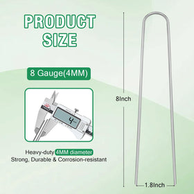 Fuijol galvanized steel staple resists rust for long outdoor use.