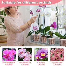FUIJOL orchid pot breathable slots prevent water buildup