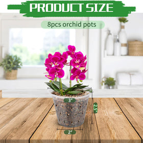 FUIJOL orchid pots for indoor outdoor display enhance decor