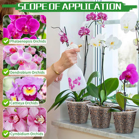 FUIJOL orchid pots sturdy plastic provide durable support