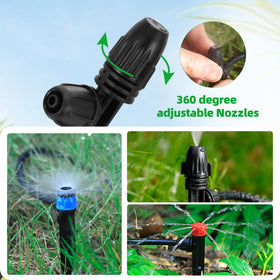 FULAIERGD 3-style adjustable sprinklers offer customizable watering patterns