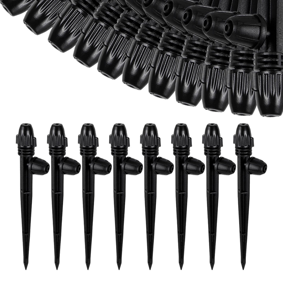 FULAIERGD 360-degree atomizing nozzle for even garden coverage.