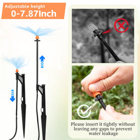 FULAIERGD 360-degree drip sprinkler for versatile all-around watering in gardens