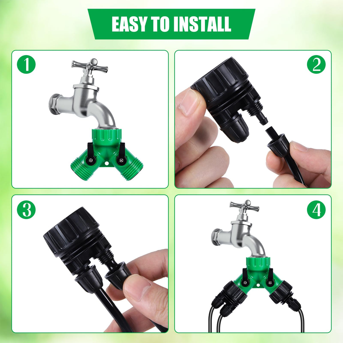 FULAIERGD single-head adapter securing tubing attachment