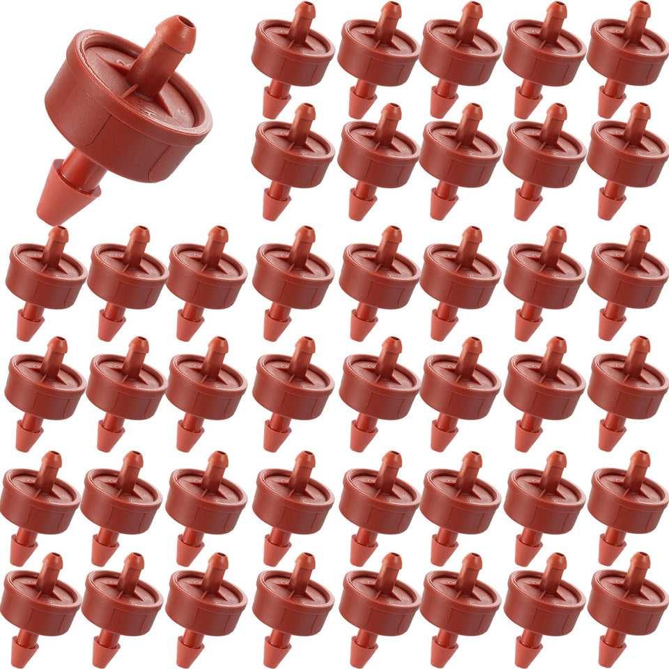 Fulaiergd 60pcs 2 GPH drippers for steady garden irrigation along long runs