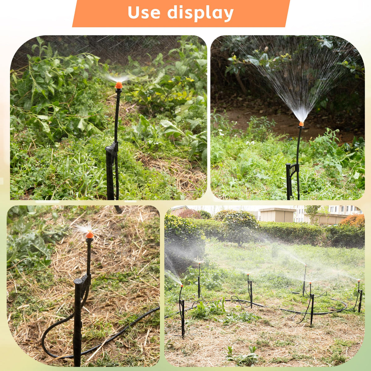 FULAIERGD adjustable nozzle height to fit plants of varying heights