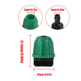 FULAIERGD barbed end plug assembly provides leak-proof tubing joins.