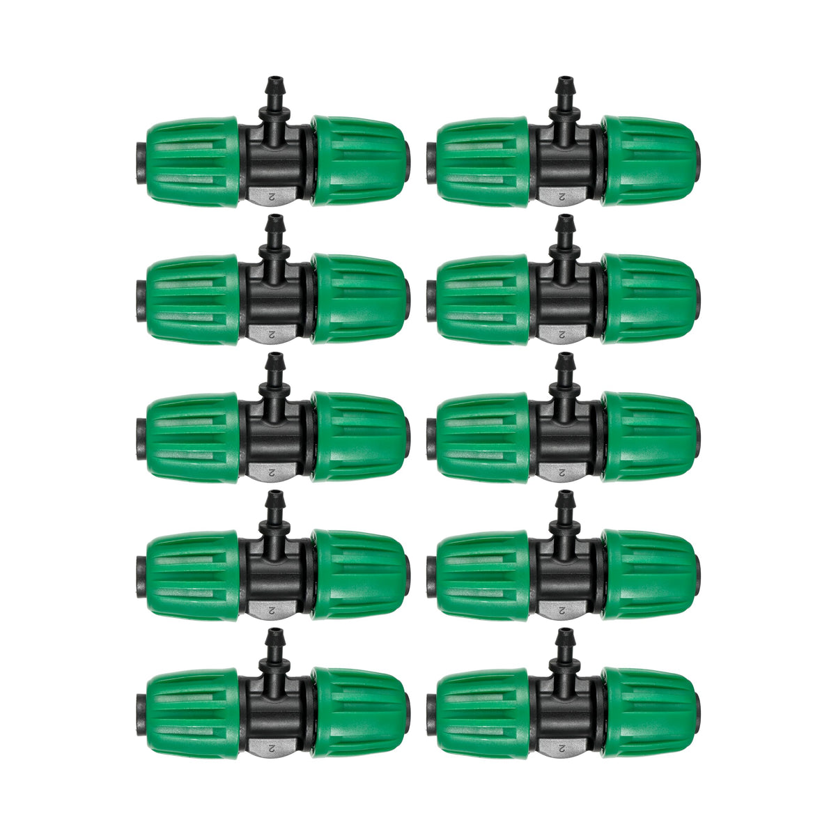 FULAIERGD barbed-tee connector 12-14 inch close-up for secure drip tubing connections