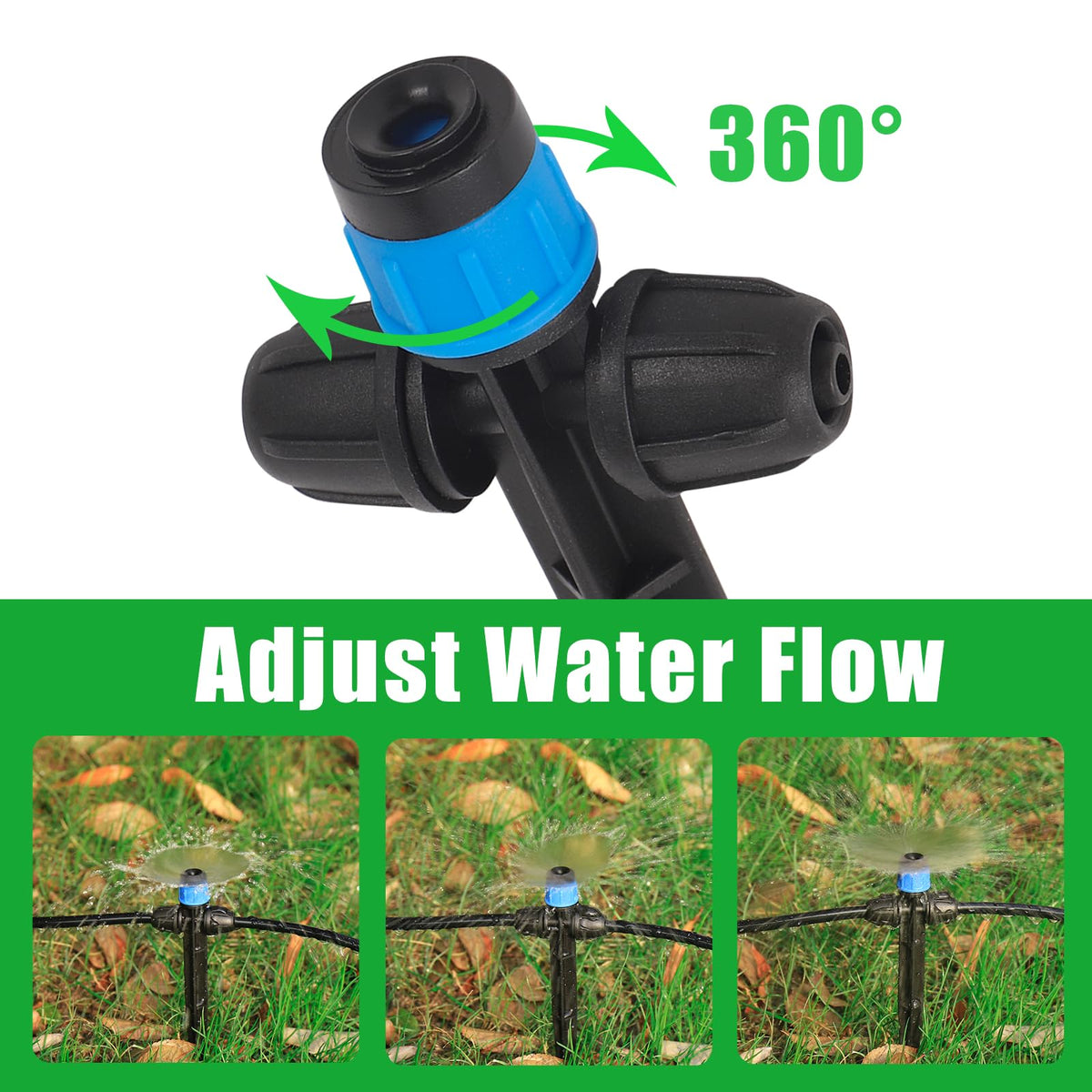 Fulaiergd compact drip emitter suitable for pots and grow bags