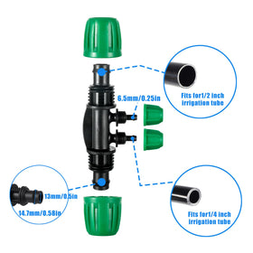 FULAIERGD drip irrigation tee connector offers precise connection and easy installation in gardens.