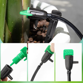 FULAIERGD drip-stake support keeps emitters steady for stable irrigation