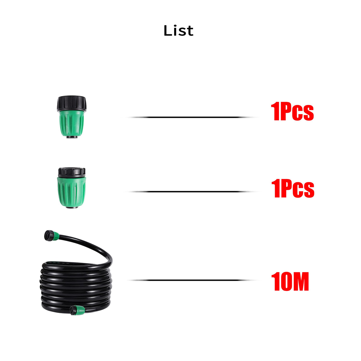 FULAIERGD drip tube ends plug demonstrates secure connections.
