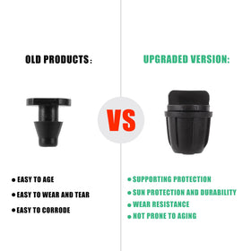 FULAIERGD easy-install end plugs provide secure fit with push-on barb.