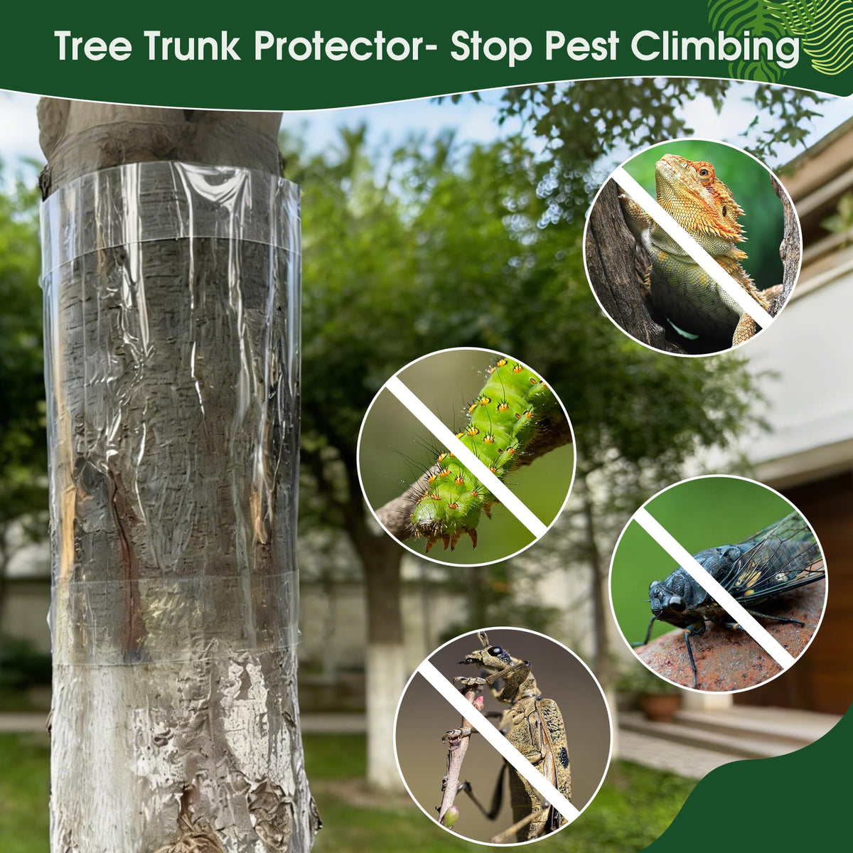 Fulaiergd easy trim-and-apply installation for any tree.