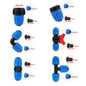 FULAIERGD half-inch drip fitting couplings provide secure, adaptable irrigation joints.