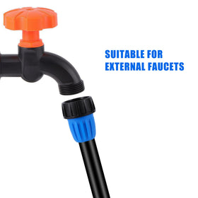FULAIERGD half-inch drip fitting elbows help navigate beds and build layouts.