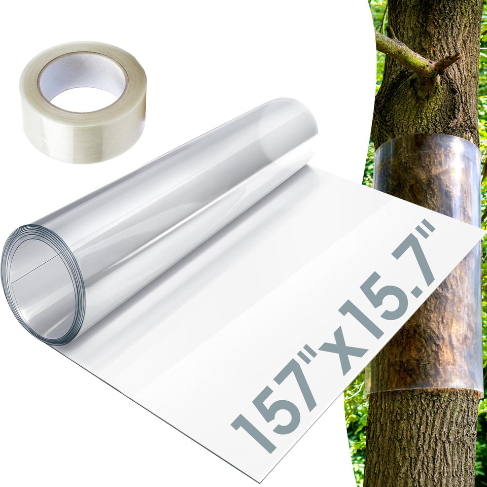 Fulaiergd iguana tree wrap protects trunks from climbing wildlife.