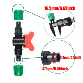 FULAIERGD valve connectors demonstrate secure tubing connection for leak-proof setup.