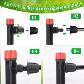 FULAIERGD premium plastic construction ensures durable irrigation components