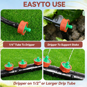 FULAIERGD self-flushing design helps resist clogs during watering.