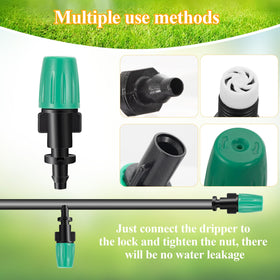 FULAIERGD spray emitter ideal for greenhouse setups and nursery cooling.