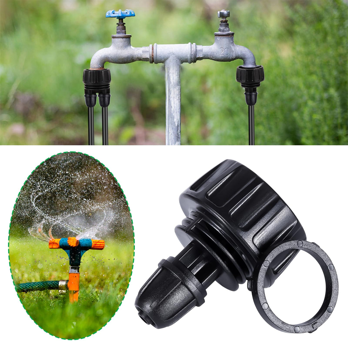 FULAIERGD US-standard 3/4 inch faucet connector for easy installation.