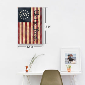 FULAISMGS Outdoor patio flag showcasing vintage color and durability