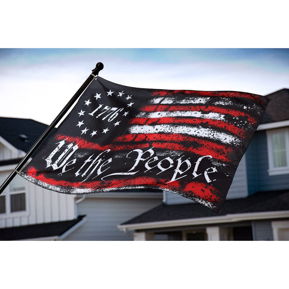 Fulaismgs patriotic decor flag suitable for walls, porches, and gardens.