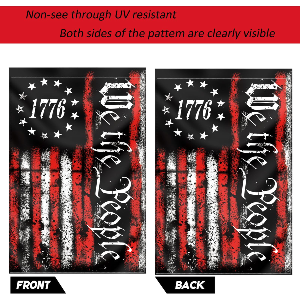 FULAISMGS Polyester flag with double stitching withstands outdoor use
