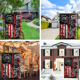 FULAISMGS Patriotic yard decor for garden or porch displays