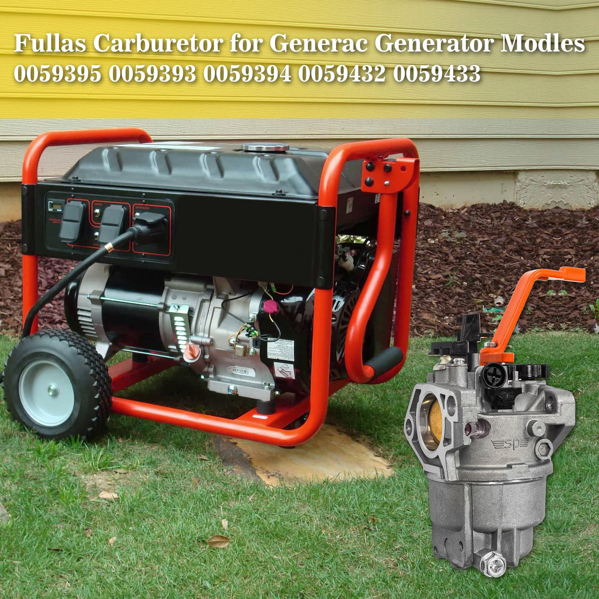 Fullas SP Generator carburetor for Generac GP6500 ensures compatibility and quality replacement part