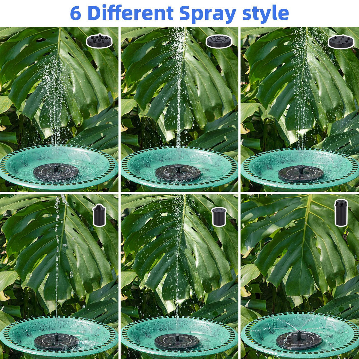 Fulsren solar fountain durability and waterproof design support outdoor use.
