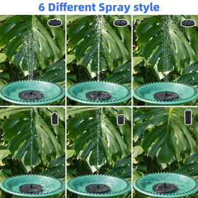 Fulsren solar fountain durability and waterproof design support outdoor use.