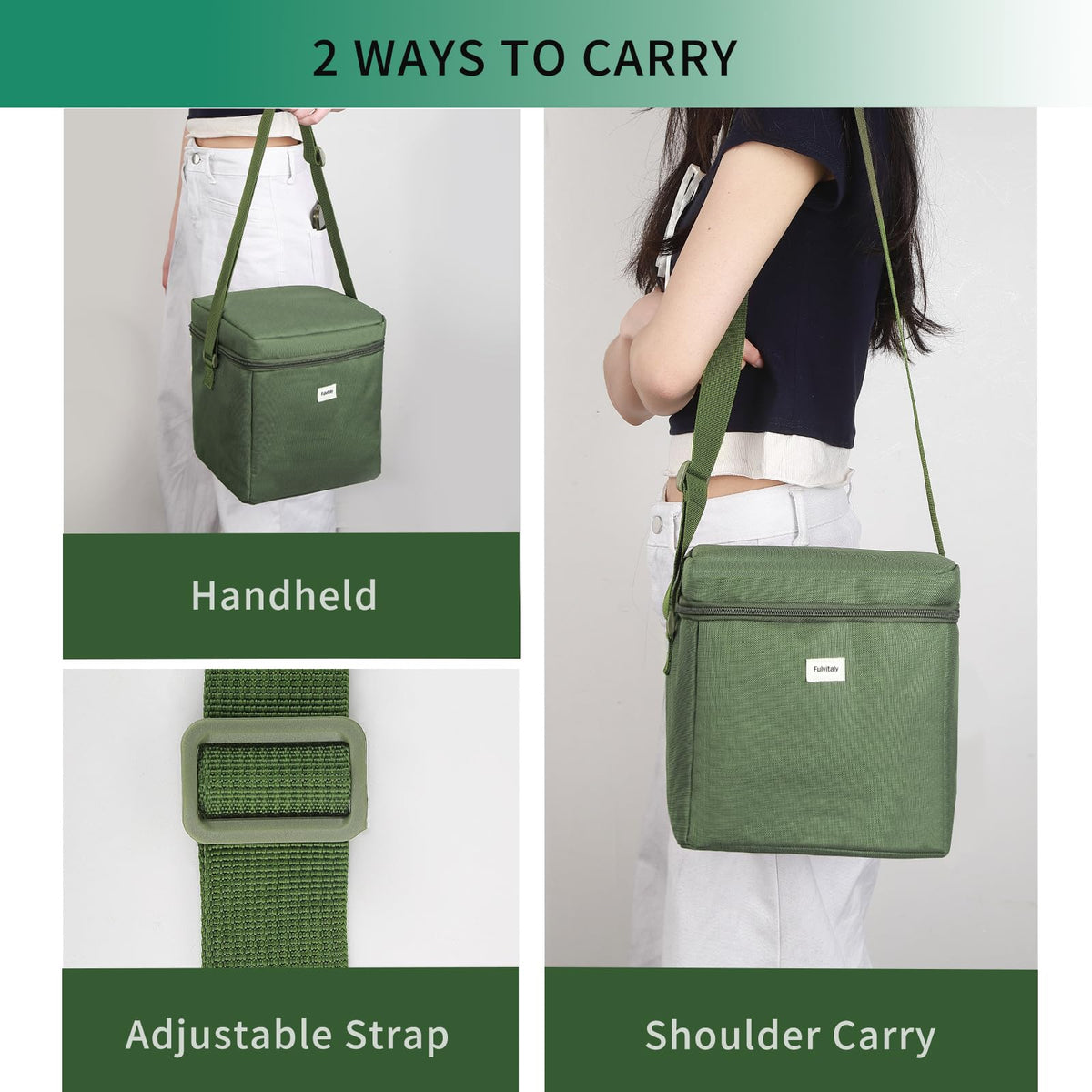 Fulvitaly portable propane tank bag with reinforced handles for easy carry