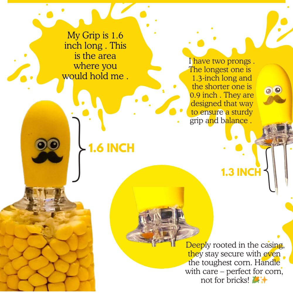 Fumiko holders enhance corn dishes, skewers, and corn dog sticks for creative meals.