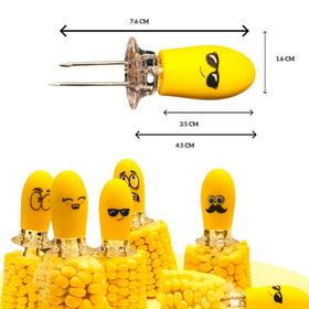Fumiko corn holders are easy to clean and ready for next use after washing.
