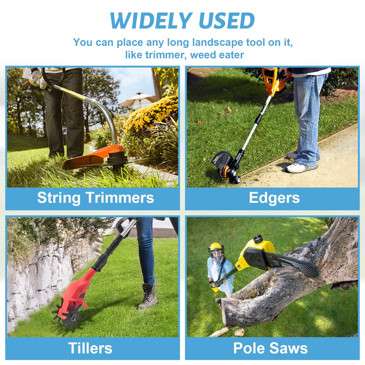 Ideal for open trailers and landscape trucks for on-the-go jobs.
