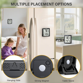 FUMMDUS hygrometer powered by long-life battery for extended use