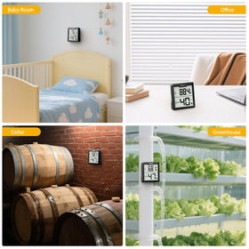 FUMMDUS 3-pack hygrometers for reliable climate tracking