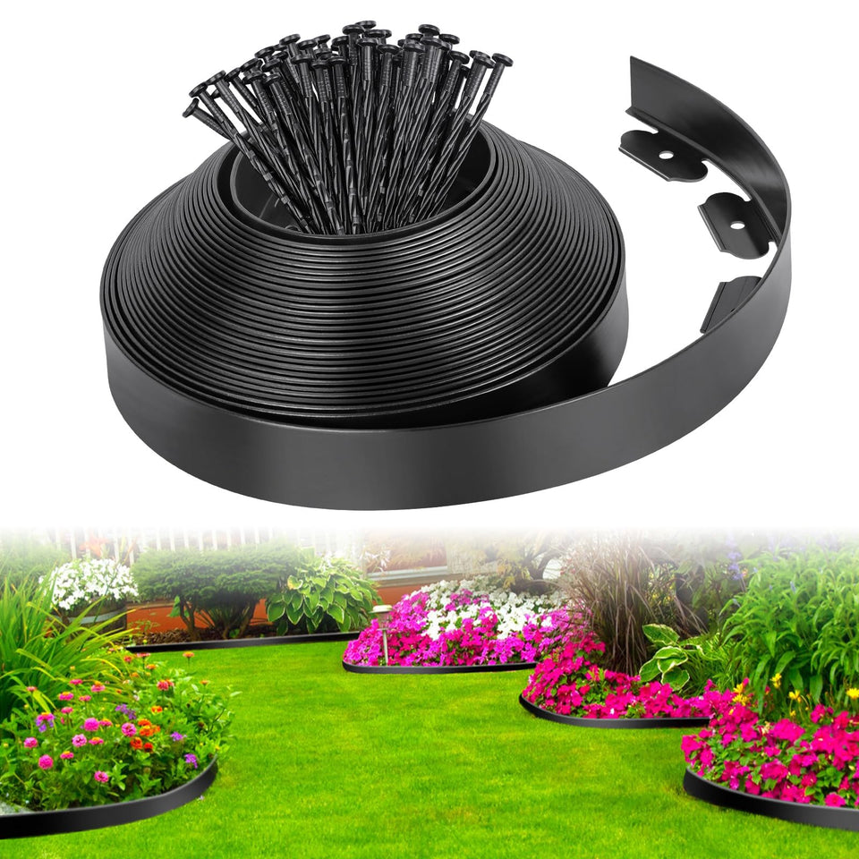 FunFanso 2-inch landscape edging defines clean lawn borders.