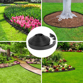 Ideal edging for lawns, pathways, and flower beds to separate spaces.